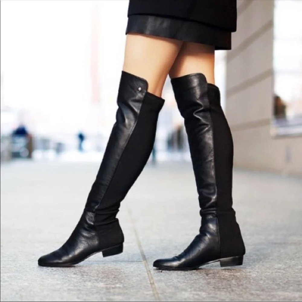 Vince Camuto Karita Over The Knee Leather Boot 7 - Picture 2 of 14